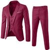Tomwell Abiti da Uomo Slim Fit in 3 Pezzi Completo da Uomo per Affari di Matrimonio Business Formale Suit Completi 3 Pezzi Abito da Lavoro Blazer Giacche Casual Pantaloni A Grigio Chiaro XS