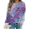 keephenDE Autunno e Inverno 3D Pittura a Olio Felpa Stampata Donna Grafica Floreale Pullover Harajuku Mode Colorful Tops