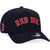 New Era Boston Red Sox Black Classic Edition 9Forty A Frame Snapback Cap, blu navy, Taglia unica