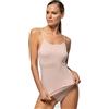 POMPEA 3 canotta donna spalla stretta in microfibra seamless art. 89642896 (s/m, skin)