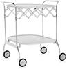 Kartell Gastone Carrello, Cromo, Bianco