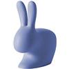 Qeeboo Rabbit Sedia per Bambini, Polietilene, Blu Chiaro, 45.3x26.2x52.7 cm