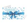 Gicaprice Bigliettini Battesimo Bomboniere Personalizzati con Stampa Inclusa | Bigliettini Confetti Battesimo Personalizzato | Bigliettini Bomboniere Stampati | Eventi | Feste (20 Bigliettini - Modello 12)