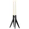 Kartell Abbracciaio, Portavelas, Negro, 20 x 11 x 25 cm