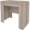 Bricozone Consolle Allungabile Estensibile Fino A 3 Metri Tavolo 14 Posti Salvaspazio Design Moderno Ed Elegante per Casa E Ufficio Soggiorno Ingresso 78 x 51 x 90 cm (Rovere)