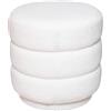 ATMOSPHERA CREATEUR D'INTERIEUR - Pouf bouclette sinan bianco