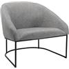 Topstar Smiley - Poltrona relax con braccioli, colore: grigio, WVMA4000KIA