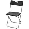 IKEA GUNDE - Sedia pieghevole, colore: Nero