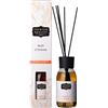 DETERMONDO Profumatore per Ambienti, Diffusore Profumo Ambiente 125 ml, Bastoncini per Bagno, Stanza, Ufficio, Armadio (Legno e Spezie)