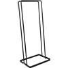 LAPYAPPE Organizer Supporto Staccabile 40cm per Appendiabiti in Ferro Nero Ottimizza lo Spazio per Grucce in Armadi e Camere da Letto