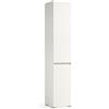 Terraneo mobile multiuso con cestello portabiancheria estraibile, colore bianco - Mobile salvaspazio per bagno o lavanderia, dimensioni compatte 45x37x195 cm