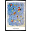 1art1 Wassily Kandinsky Stampa e Cornice (MDF) - Blu di Cielo, 1940 (91 x 61cm)