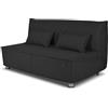 Nuvole di Sonno - Divano Letto Levante 2 Posti con Materasso Piazza e mezza 120x190, Prontoletto con Rete Elettrosaldata Richiudibile, Rivestimento Sfoderabile, 2 Cuscini in Omaggio, Made in Italy