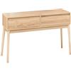 5 five simply smart 5five - consolle a 2 cassetti abana effetto rovere naturale