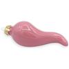 SICILIA BEDDA CAPACI Corno Portafortuna da Appendere in Ceramica siciliana h 13 cm ca. (1Unità) con 9 opzioni Colore - Rosa