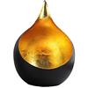 mitienda mit Liebe gemacht Mitienda Bola - Portacandela in Bronzo/Oro, 15 cm, Idea Regalo