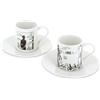 Moulinsart Set of Two Espresso Cup And Saucer Corto Maltese in Venice (479821)
