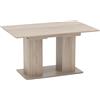 Vicco Tavolo da pranzo allungabile Dix, Sonoma, 140-180 x 90 cm, con piano ribaltabile e struttura estensibile