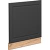Vicco Pannello frontale Fame-Line, Antracite-oro, 60 cm senza piano di lavoro, per la combinazione con altri moduli della serie Fame-Line