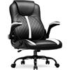 GTPLAYER Sedia da gioco con braccioli sollevabili - Sedia da gioco ergonomica a funzione ribaltabile - Seduta PC Gaming in schiuma ad alta densità bianco