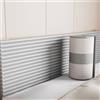 YHXAIQ Pannelli Imbottiti Parete Letto, Imbottitura Anti-Collisione della Parete, Pannello da Parete Autoadesivo, Pannello Decorativo Parete per Testiera del Letto, Camera dei Bambini(Gray,30 cm x 2 m 1pc)