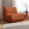 Generic Poltrona a sacco, ergonomica, grande divano da pavimento per adulti e ragazzi, comfort ad alta densità per soggiorno, camera da letto, ufficio