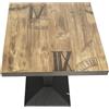 LANTUS - Tavolo da bar con piano girevole, resistente agli agenti atmosferici per esterni, giardino, tavolo da cucina, tavolo da bistrot per sala da pranzo, soggiorno, balcone, MDF, reception, tavolo