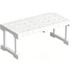 AYGCI Mensola Estensibile per Armadio, Cucina Organizer Salvaspazio Divisori per Scaffali Acciaio Inossidabile Telescopico Armadi Separatori per Bagno Cucina (24cm di larghezza, lunghezza 37-48cm)