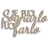 Declea Scritta in Legno Se puoi sognarlo puoi Farlo - Decorazione da Appendere alla Parete, Scritta Decorativa Fatta a Mano Arredo Decorazione