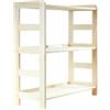 MODO24 Scaffale in legno di pino massiccio, scaffalatura per ufficio, scaffalatura modulare, R-02 x 89 x 83 x 33 cm