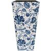 Rebecca Mobili Porta ombrello Portaombrelli Canvas Mdf Bianco Blu Vintage Ingresso Corridoio (Cod. RE6279)