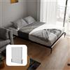 Wallbedking Letto A Scomparsa Studio Verticale 160x200 cm con Pistoni a Gas, Telaio Metallico Robusto, Capacità 350 kg, Ideale per Stanze Piccole o Monolocali, Salvaspazio, Materasso Non Incluso