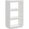 vidaXL Libreria/Divisorio Bianco 60x35x103cm in Legno Massello di Pino