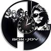 AVJERA Bon Jovi Vinyl Record Orologio da Parete retrò Compleanno Capodanno Natale Regalo di Compleanno personalità Creative Home Design