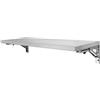 Generic Mensola pieghevole da parete in acciaio inox, misura media, 50 cm, per camion di cibo, cucina, ristorante, lavanderia, garage e ripostiglio, scaffale pieghevole per concessioni (40 x 50 cm)