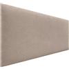 DHOME Testiera Imbottita Liscia in Tessuto Aqualine Altezza 70CM Spessore 4cm e 8cm per Parete Acustica Testiere Fonoassorbenti Letto Camera da Letto (Tessuto Beige, 145cm, Spessore 4cm)