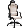 SENSE7 Sedia Gaming da Ufficio Studio Braccioli 1D Inclinazione 160° | Beige-black , supporto lombare , altezza regolabile , comfort ergonomica per PC scrivania ufficio e casa ,schiuma traspirante