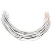 QUARKZMAN 12 Paia Ferretti in Acciaio Inossidabile 7.3 Pollici Argento | Pezzi Di Ricambio Per Reggiseno Materiali Per Cucitura Misura Regolare, Per Reggiseno