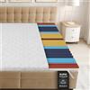 SLIPIO Topper Materasso 120x190 cm | 6cm Alto | 5 Zone Massaggio Ergo+ | Adattamento Ergonomico del Corpo | Fodera Traspirante e Lavabile | Topper Ipoallergenico