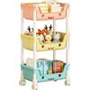 LearnLyrics Organizzatore Di Giocattoli, Deposito Di Giocattoli Ad Angolo, Organizzatore Di Giocattoli Per Bambini | Organizzatore Di Giocattoli Multi-livello Per Bambini: Scatola Dei Giocattoli, Contenitori Di G