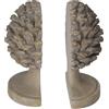 Keyhomestore- Pigna Decorativa da Utilizzare Come fermalibri in Resina Resistente, Altezza 22 cm. Ideale Come Accessorio di arredo per Interni Camera, Ufficio e Salotto.