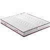 ITALYMATERASSI Materasso Matrimoniale MEMNATURE 160x190 cm in Memory Foam, Alto 20 cm, Antiacaro e Antibatterico, Dispositivo Medico Detraibile, Made in Italy