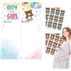 Liqzirtu Gender Reveal Party Games | Gioco di fotografici di Genere per Ragazzo o Ragazza,Shower Photo Props Giochi Decorazioni, Gender Reveal Party Supplies Kit