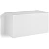 Mobili Fiver, Pensile Easy 70 Con Anta ad Alzata, Bianco Frassino, Nobilitato, Pensile per Ingresso, Soggiorno, Ufficio, Made in Italy