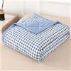 DOTBUY-SHOP Copriletto Trapuntato Matrimoniale Singolo, Controllo Trapuntino Coperta Estivo Primaverile Reversibile Trapunta Autunno Coperta Leggera per Camera da Letto (Azzurro,200x230cm)