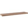 MODULARREDO | MINERVA Mensola da Muro, Mensola Tamburata, Scaffale Legno, Mensola da Parete, 100x23x3.8 cm, Noce Canaletto