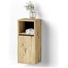 Livinity Mobiletto bagno Vomano, Rovere artigianale, 38 x 80 cm