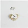 DLM Bomboniere DLM26862 (Kit 12 Pezzi) Portafoto Memo Clip Cuore in Legno con Albero della Vita Bianco bomboniera