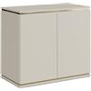 Vicco Credenza Linette, Cachemire, 80 x 70 cm | con 4 scomparti, Meccanismo push-to-open per un'apertura silenziosa