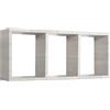 MODULARREDO | TRISTANO Mensola da Muro, Libreria Sospesa, Libreria da Parete, Scaffale da Parete, Rovere Grigio, 70x30 p15.5 cm - Made in Italy